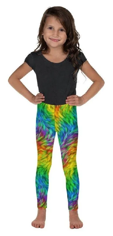 Fluffy Rainbow Kid's Leggings