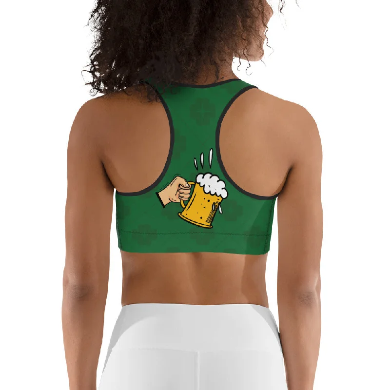 Cheers St. Patrick's Sports Bra