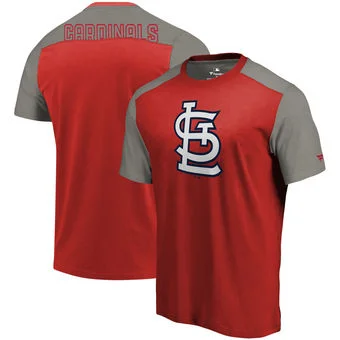 St. Louis Cardinals Fanatics Iconic Blocked Tee Shirt