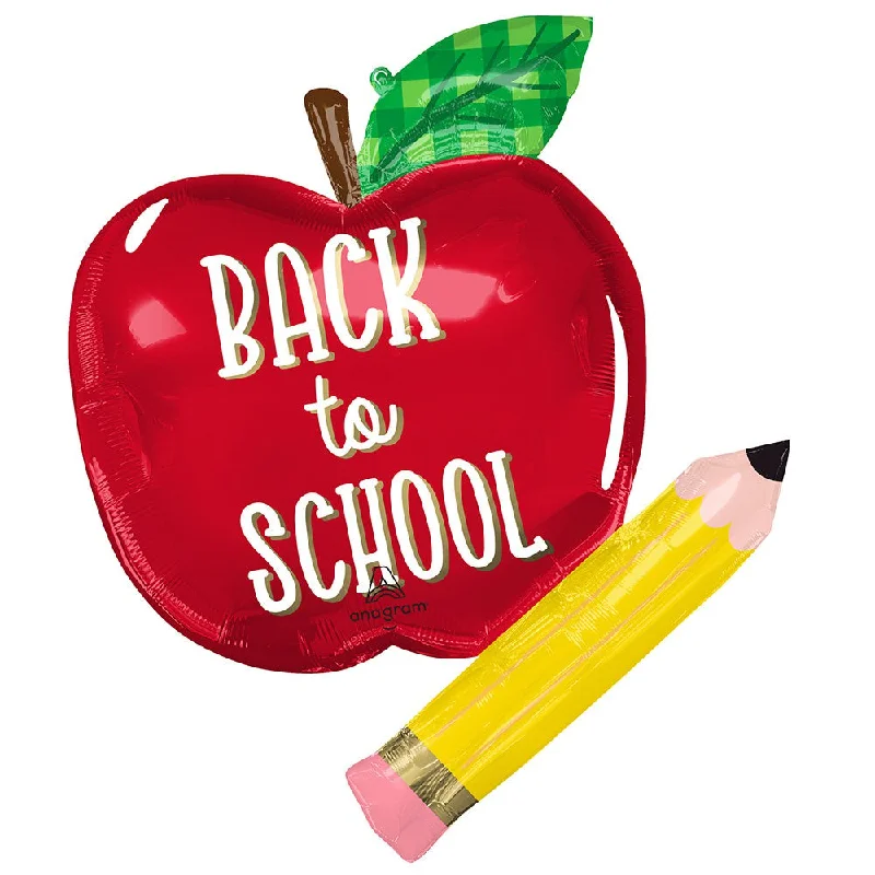 31 inch BACK TO SCHOOL APPLE & PENCIL