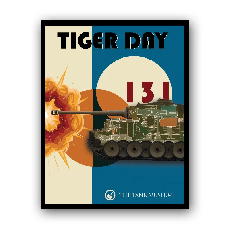 Tiger Day Tiger 131 Tank Print