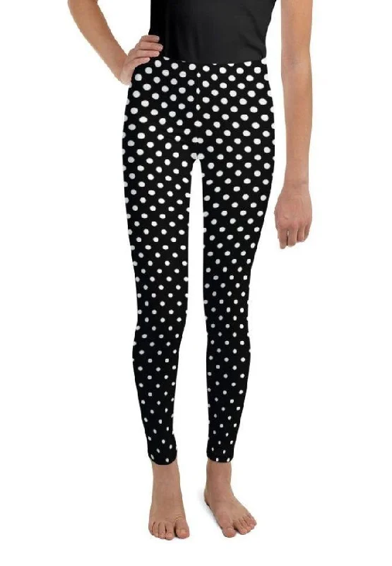 Polka Dot Optical Youth Leggings