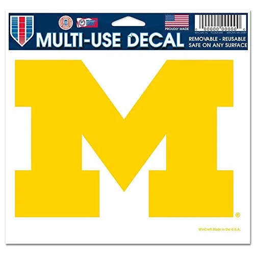 Michigan Wolverines Wincraft 4x6 Decal