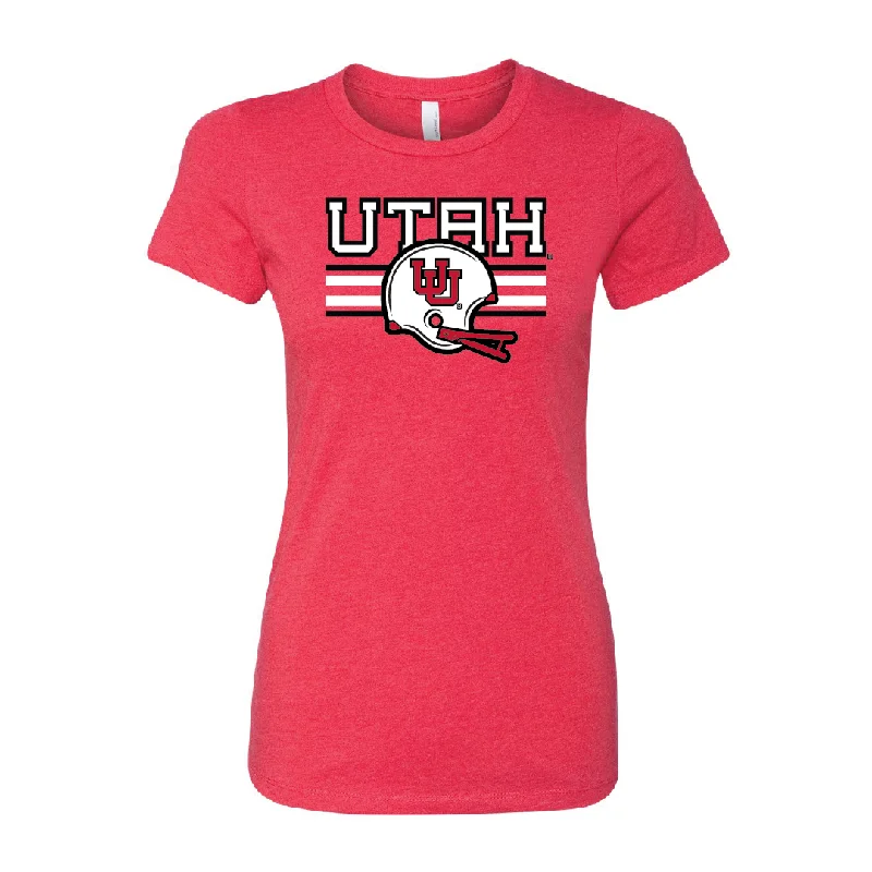 Interlocking UU Throwback Helmet Womens T-Shirt