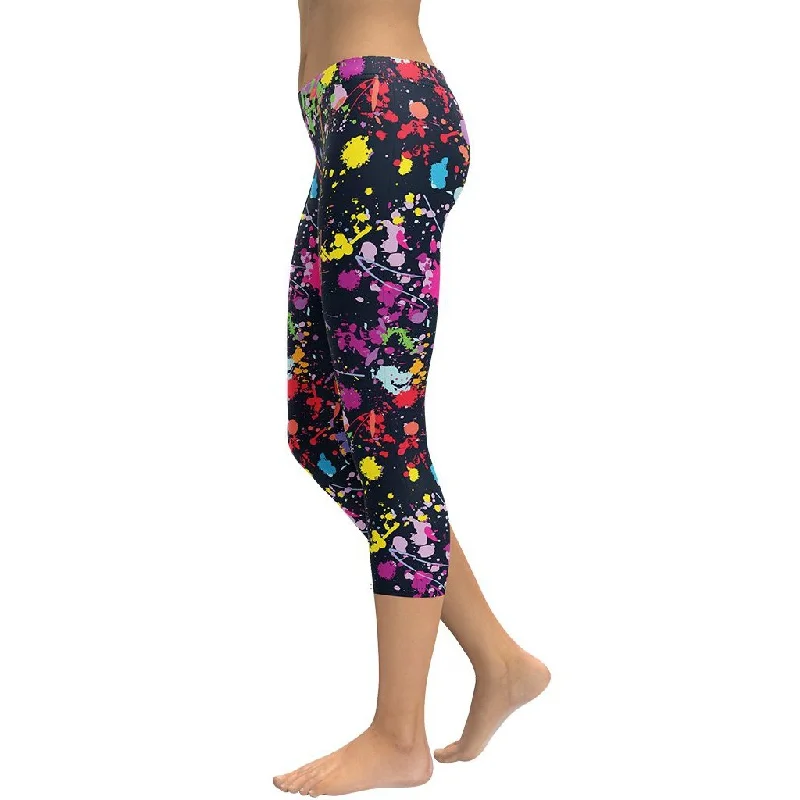 Colorful Abstract Capris