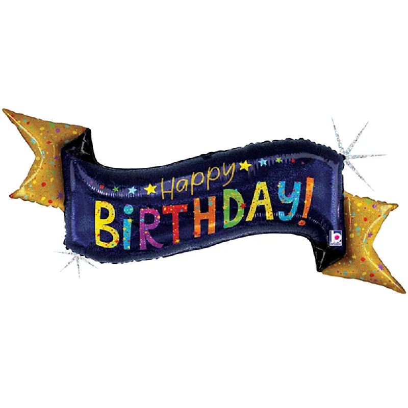 51 inch NAVY BIRTHDAY BANNER