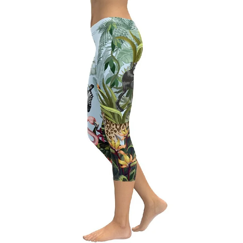 Jungle Celebration Capris