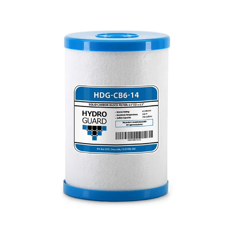 Hydro Guard HDG-CB6-14 CB6 Carbon Block Water Filter Replacement Cartridge