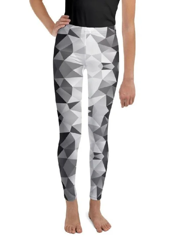 Glass Geometric Youth Leggings