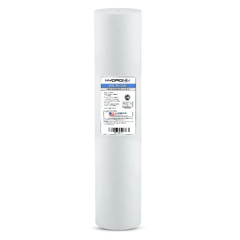 Whole House Hydroponics Commercial Sediment Water Filter 20", 1 μm