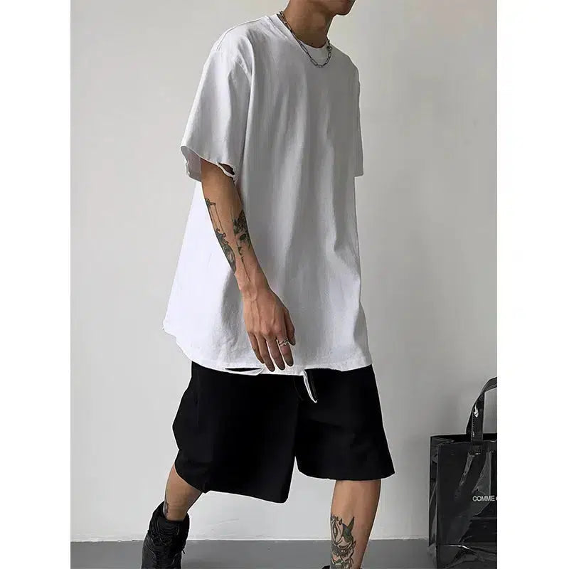 Bottoming Oversized Cotton T-Shirt