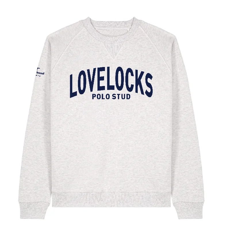 Lovelocks Cream Heather Grey Graphic Sweatshirt